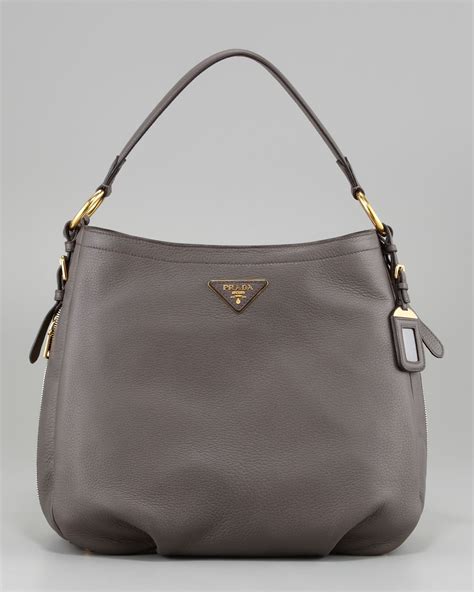 prada hobo bag grey|prada hobo bag sale.